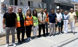 Başkan Ömer Günel hizmet ekibi ile sahada