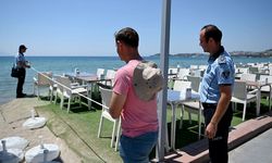 Kuşadası plajlarında “kıyı kanunu” denetimi