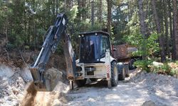 Bozdoğan’da yayla yollarında çalışma başlatıldı