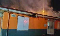 Nazilli’de okul kantininde yangın