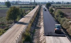 Aydın Şehir Hastanesi’ne giden yeni yolun çalışmaları sürüyor