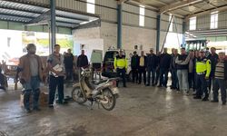 Söke’de traktör ve motosiklet sürücülerine eğitim