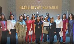 Nazilli’de ameliyathane hemşireleri sertifikalarını aldı