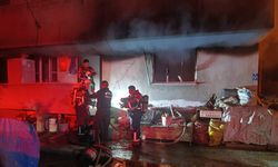 Aydın'da sobadan yangın çıktı