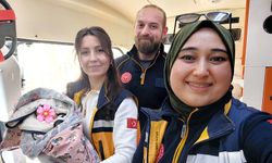 Aydın’da sürpriz doğum: Ambulansta dünyaya geldi