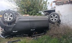 Söke’de otomobil takla attı: 1 yaralı