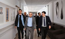 Rektör kent, ADÜ Hastanesi’nde hizmetleri yerinde inceledi