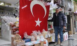 Aydınlı esnaftan '5 metrelik' bayrak tepkisi