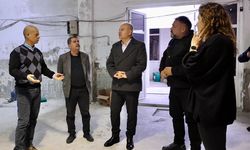 Başkan Kıvrak  Topçam Madran Su Tesisi’nde  çalışmaları yerinde inceledi