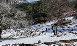 Aydınlılar karla buluştu