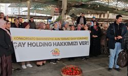 Aydın'da Çay Holding mağduru işçiler ses yükseltti