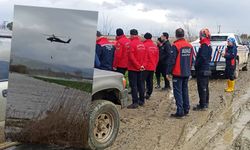 Aydın’da mahsur kalan vatandaş helikopterle kurtarıldı