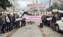 Aydın’da develi protesto
