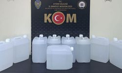 Aydın’da 45 litre etil alkol geçirildi