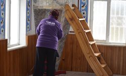 Germencik'te ramazan ayı öncesi camiler temizlendi