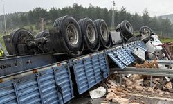 Aydın-Denizli Otoyolunda korkutan kaza!