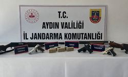 Didim’de ruhsatsız silah operasyonu