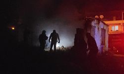 Metruk binada yangın