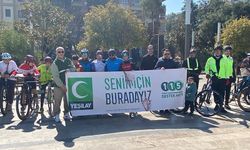 Yeşilay Haftası bisiklet turu ile kutladı