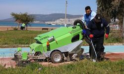 Didim Belediyesi ekiplerinden temizlik çalışması