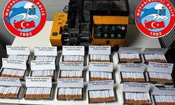 Durdurulan araçtan binlerce makaron çıktı