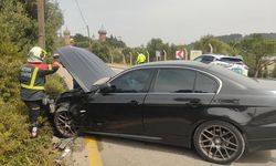 Aydın'da araçlar kafa kafaya çarpıştı: 4 yaralı