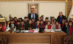 Başkan Arıcı, ilkokul öğrencilerini ağırladı
