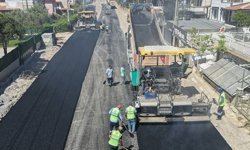 Büyükşehir Belediyesi Akbük yolunu yeniliyor