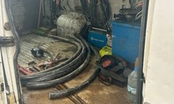 Çine’de 250 bin TL’lik kablo hırsızlığı