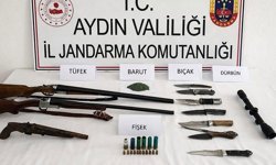 Aydın’da ruhsatsız silah operasyonu