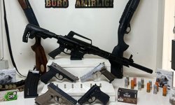 Aydın’da cephanelik gibi ev