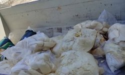 11 ton süt ürünü imha edildi