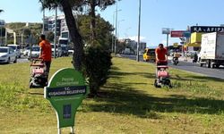 Kuşadası Belediyesi’nden yeşil alanlarda yoğun mesai