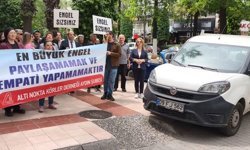 Aydınlı hatalı parka sloganlı uyarı