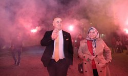 İncirliova'da Hıdırellez coşkusu geceyi aydınlattı