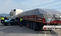 Aydın’da otomobil ile TIR çarpıştı