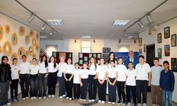 Çiftlik Ortaokulu’nun sergisi göz doldurdu