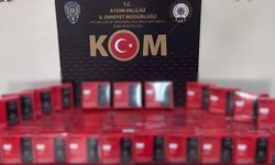 Aydın'da kaçak telefon operasyonu