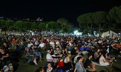 Aydınlılar yaz akşamında sinema keyfi yaşadı