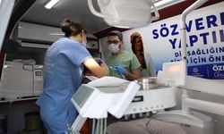 Mobil Ağız ve Diş Sağlığı Klinikleri Çine'de vatandaşlarla buluştu