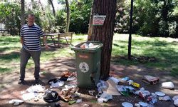 Bu park bir gecede bu hale geldi
