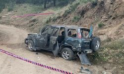 Cip, takla atıp uçuruma yuvarlandı: 1 ölü, 2 yaralı