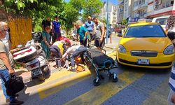Aydın’da taksi yayaya çarptı