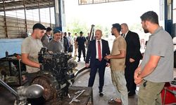 Vali Varol, Köşk'te yerel üretimi inceledi