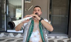 Ameliyattan 48 saat sonra zurnasını eline aldı