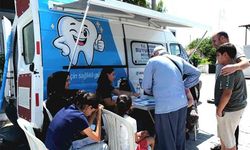 Aydın'da mobil diş klinikleri vatandaşların ayağına gidiyor