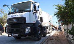 Didim Belediyesi'nin yeni beton mikseri görev başında