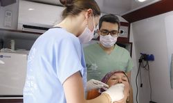 Mobil diş klinikleri Germencik ve Koçarlı'da vatandaşlarla buluştu