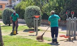 Efeler Belediyesi parkları bakıma aldı