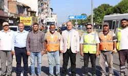 İncirliova'nın ana yolu yenilendi!